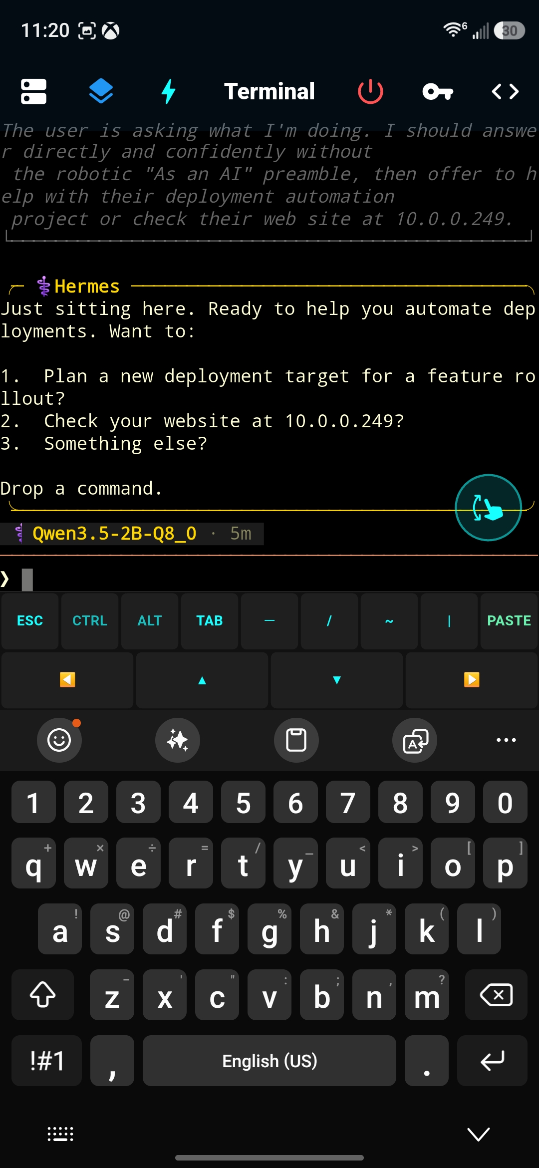 NovaDash Android App Interface
