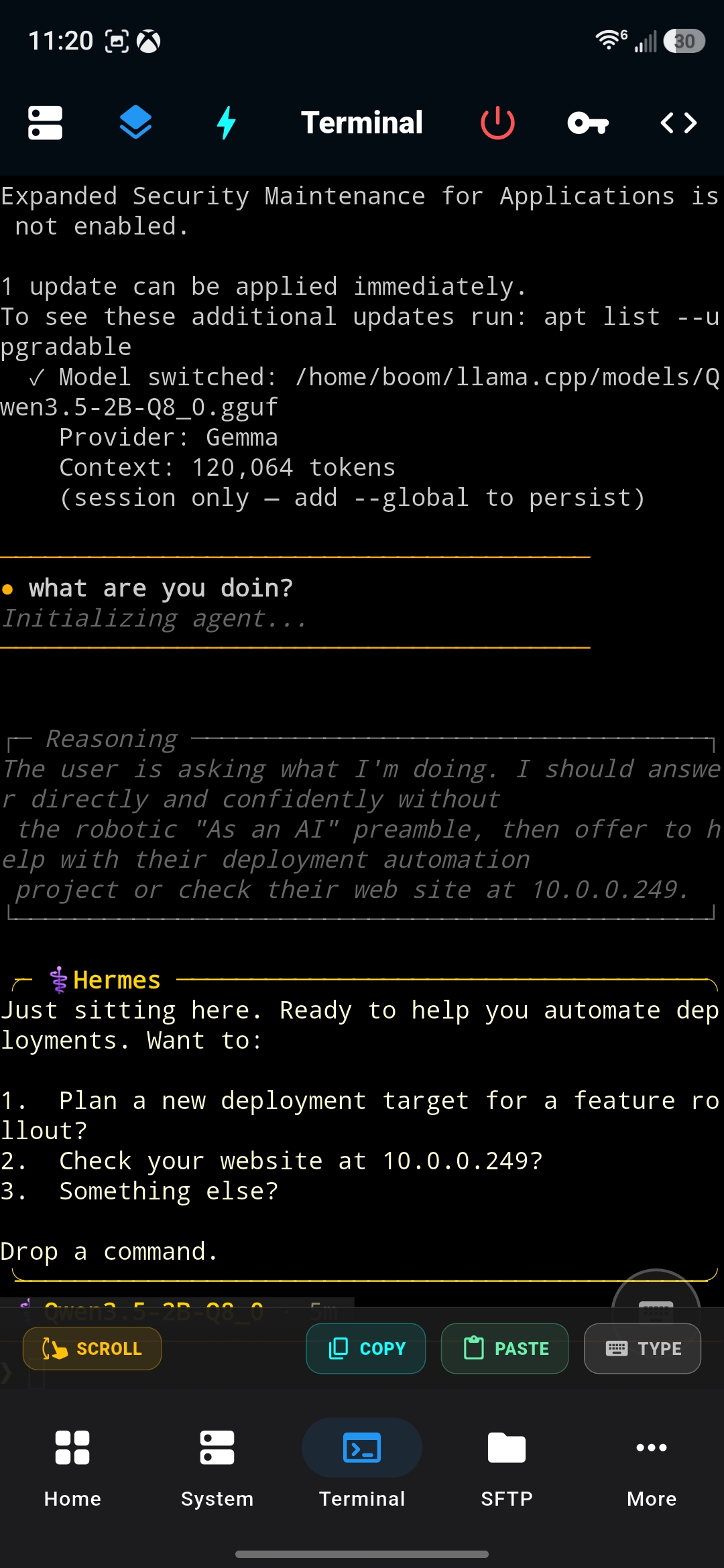 NovaDash Real Android Interface